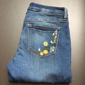 Embroidered jeans
